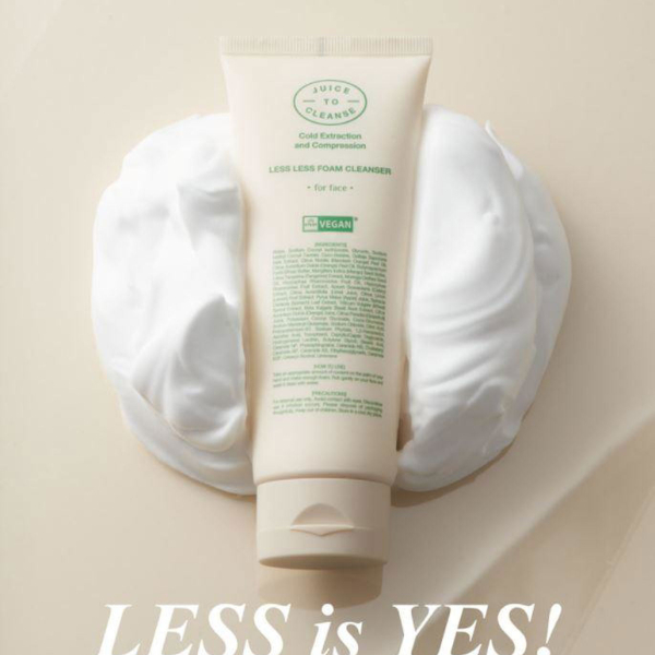 JUICE TO CLEANSE Less Less Foam Cleanser 160g - EmpressKorea