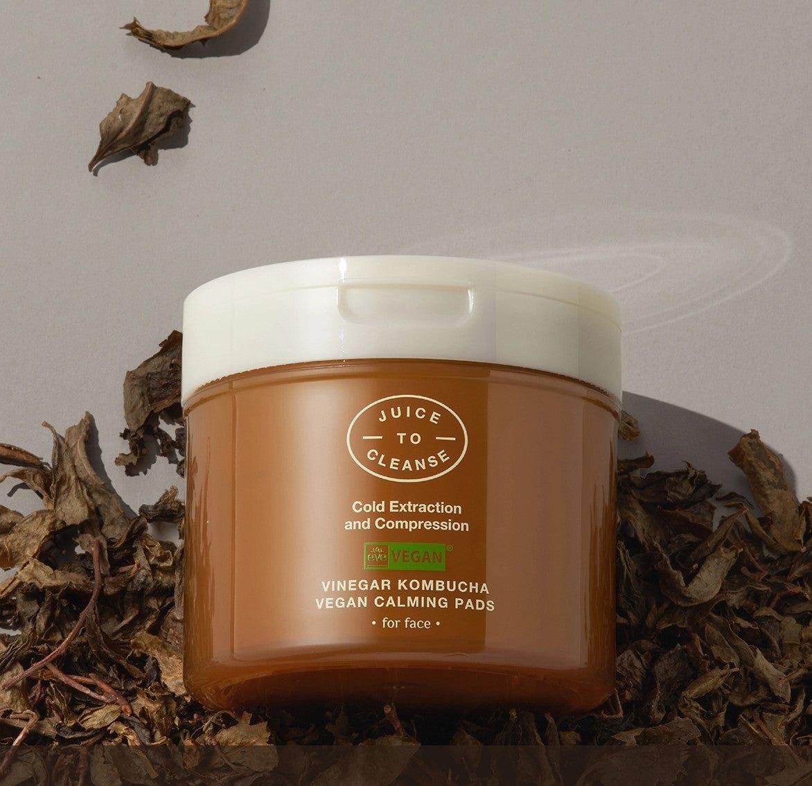 JUICE TO CLEANSE Vinegar Kombucha Vegan Calming Pad 50pads 220g - EmpressKorea