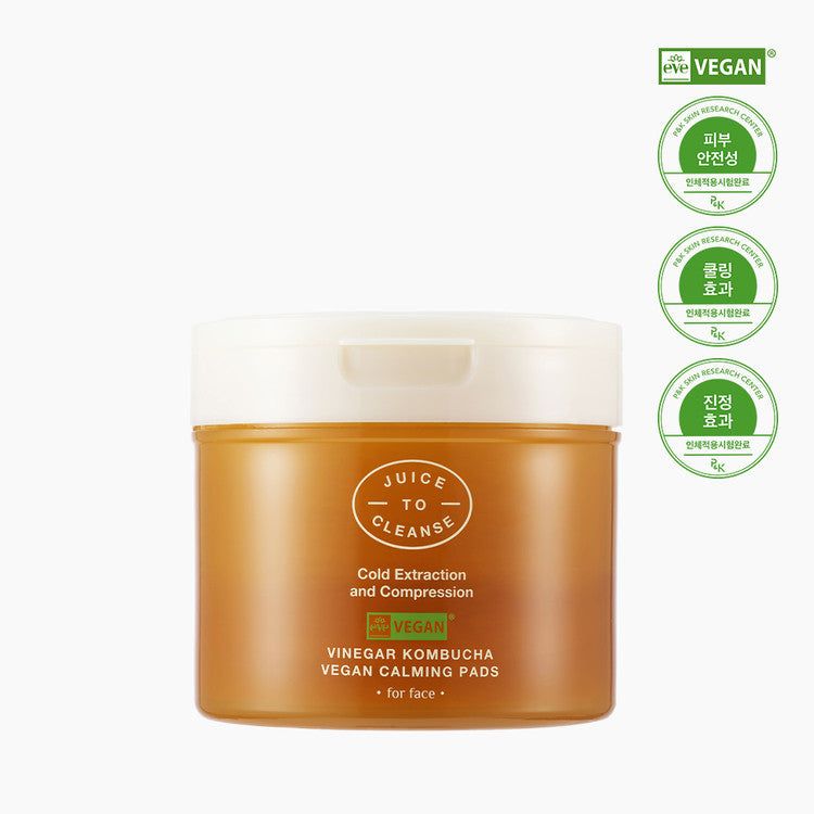 JUICE TO CLEANSE Vinegar Kombucha Vegan Calming Pad 50pads 220g - EmpressKorea