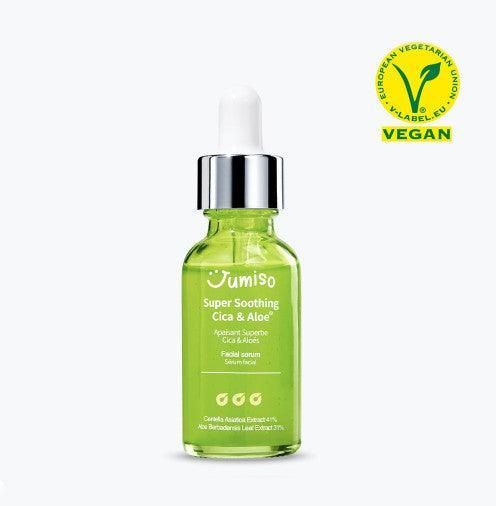 JUMISO Super Soothing Cica & Aloe Facial Serum 30ml - EmpressKorea