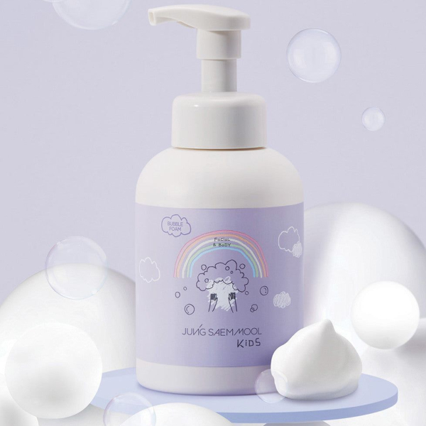 JUNGSAEMMOOL Kids Mild Bubble Foam Facial & Body 450ml - EmpressKorea