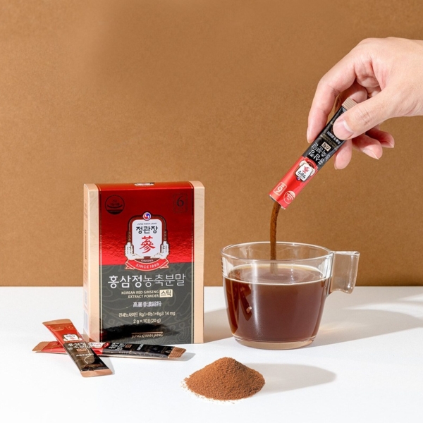 JUNG KWAN JANG Korean Red Ginseng Extract Powder 30pcs - EmpressKorea