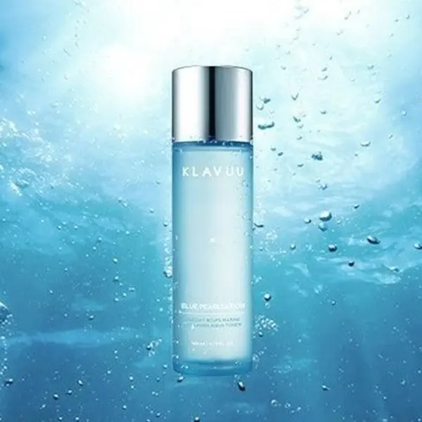 KLAVUU Blue Pearlsation One day 8cups Marine Collagen Aqua Toner 140ml - EmpressKorea