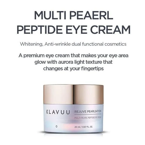 KLAVUU Resuve Pearlsation Multi Pearl Peptide Eye Cream 20ml - EmpressKorea