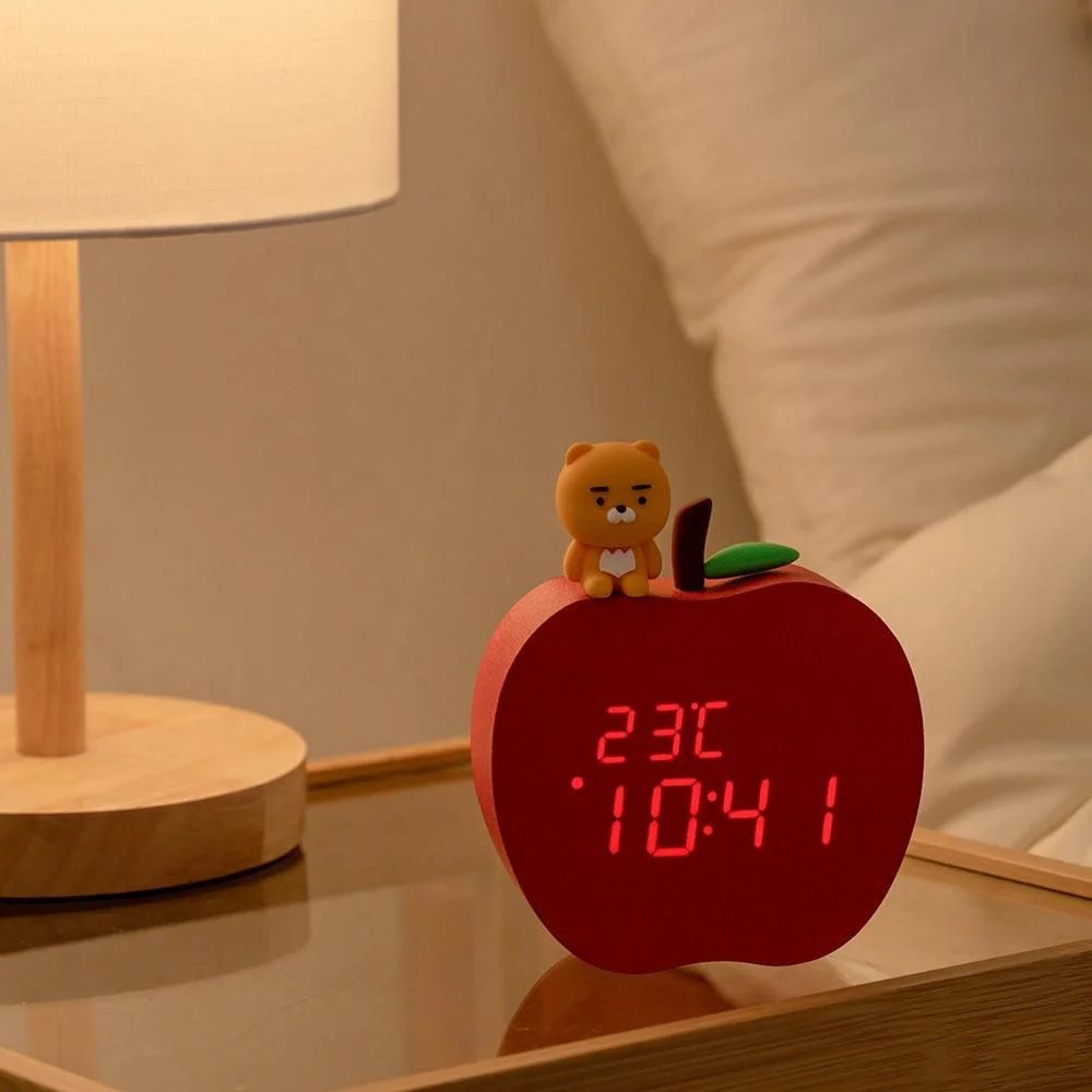 Kakao Friends - April Shower LED Table Clock Temperature Date Alarm - EmpressKorea