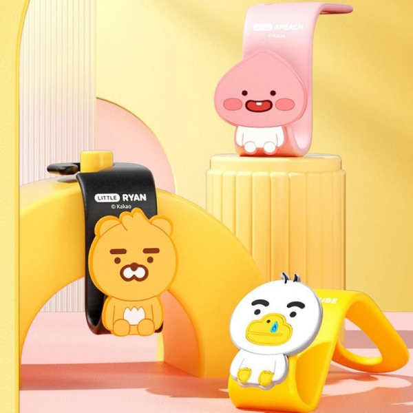 Kakao Friends - Cute Character Car Decoration Headrest Hook Bag Hanger - EmpressKorea