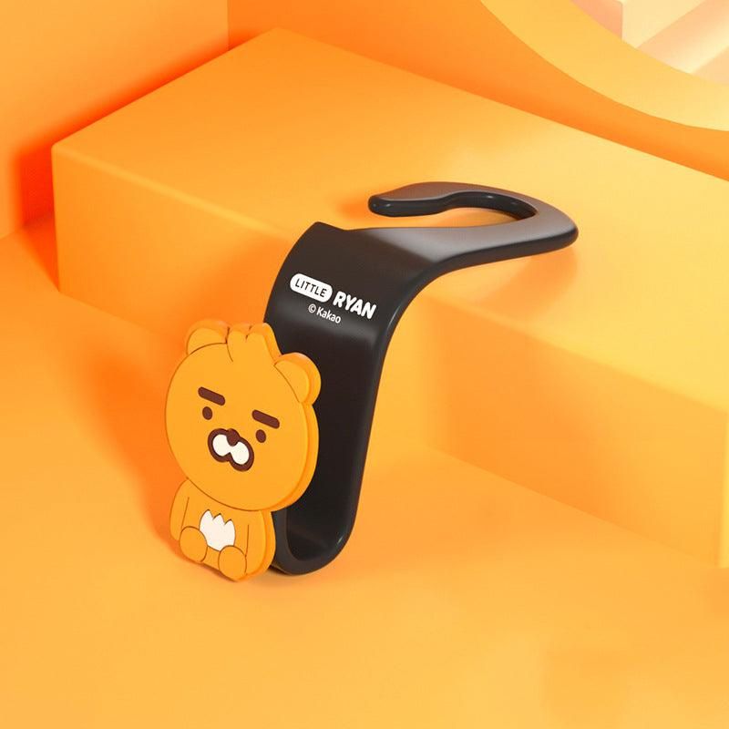 Kakao Friends - Cute Character Car Decoration Headrest Hook Bag Hanger - EmpressKorea