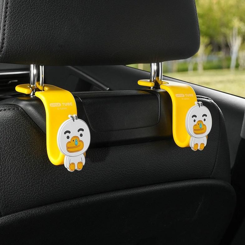 Kakao Friends - Cute Character Car Decoration Headrest Hook Bag Hanger - EmpressKorea