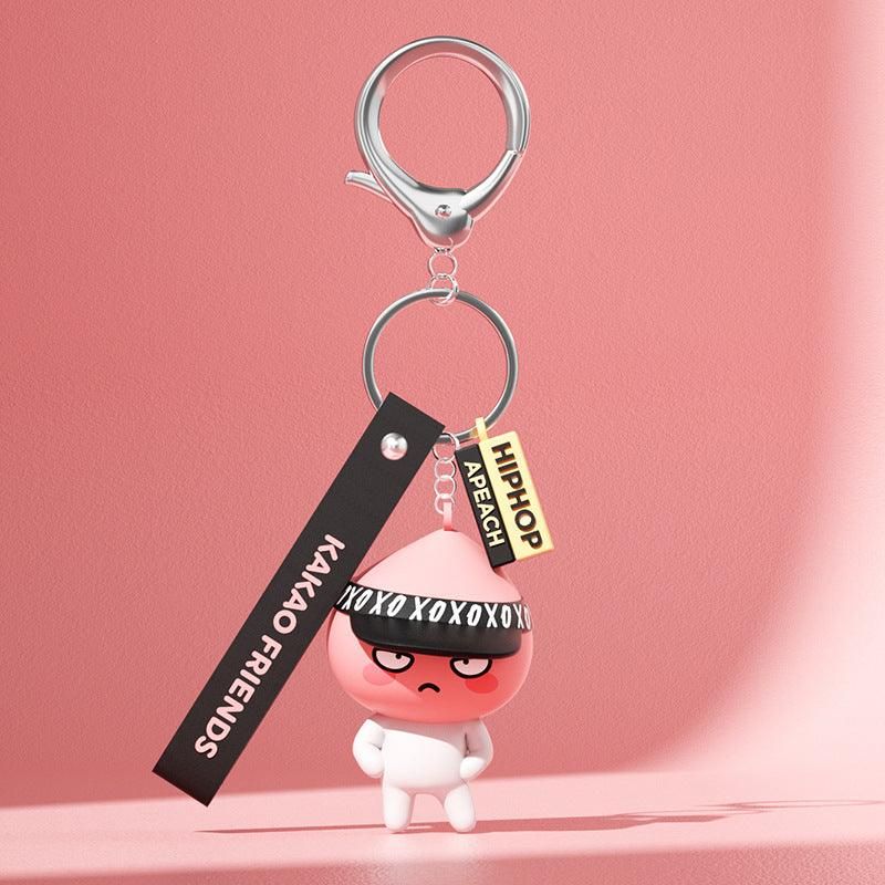 Kakao Friends - Cute Ryan and Apeach Character Car Keyring - EmpressKorea