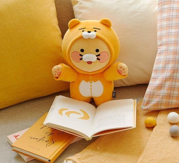 Kakao Friends Chunsik Ryan Sleep Pajama (Orange) Doll - EmpressKorea