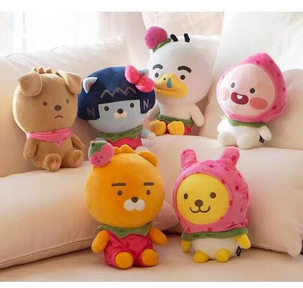Kakao Friends Strawberry Stuffed Toy - EmpressKorea