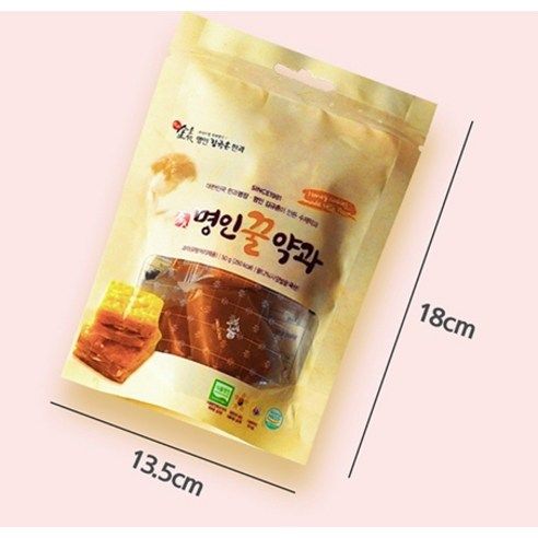 Kim Gyu-heun food master Korean traditional sweets honey yakgwa(pouch type) 80g x 5 pieces - EmpressKorea