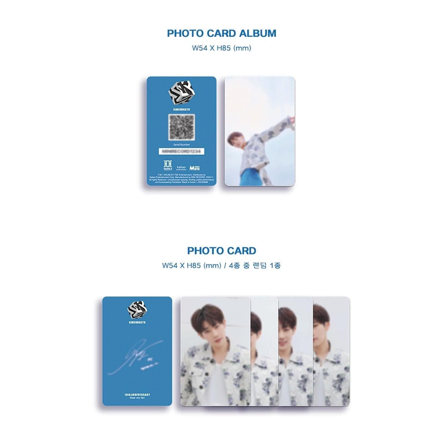 Kim Sung Kyu - Single Album: Dear my fan (Platform Ver.) - EmpressKorea