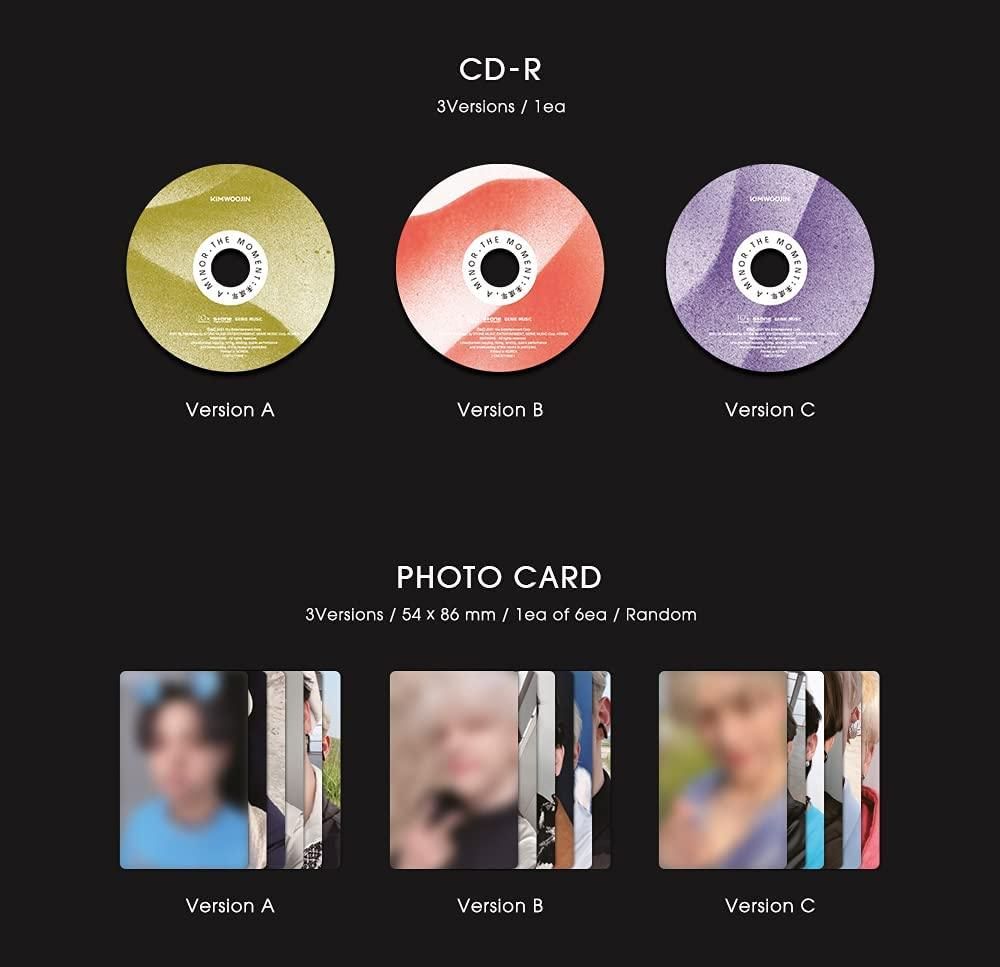 Kim Woojin - 1st Mini Album - The Moment: 未成年 A Minor - EmpressKorea