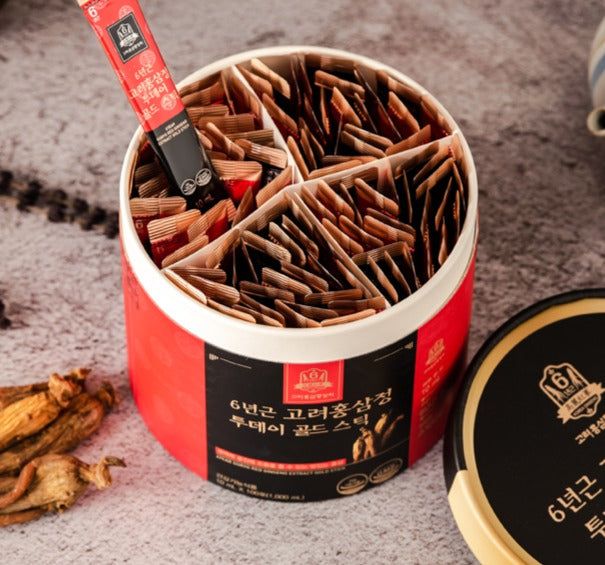Korea Red Ginseng Association 6-year-old Korean Red Ginseng Extract Today Gold Stick 10ml x 100 packets - EmpressKorea