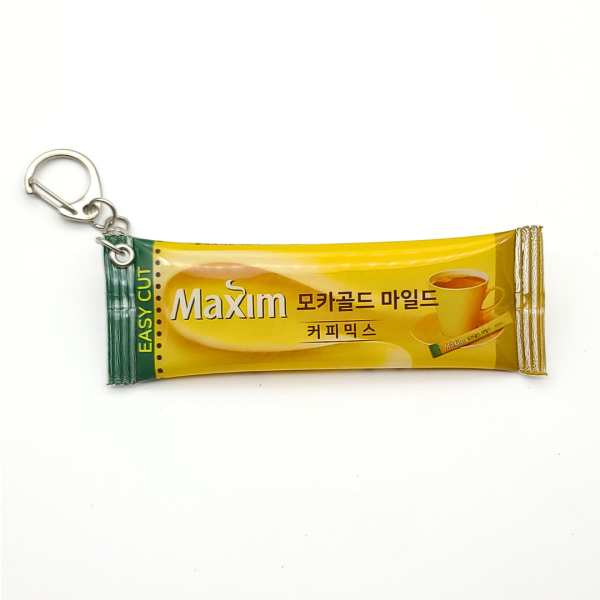 Korean Ramen, coffee Key ring, Korean souvenir, Foreigner gift - EmpressKorea