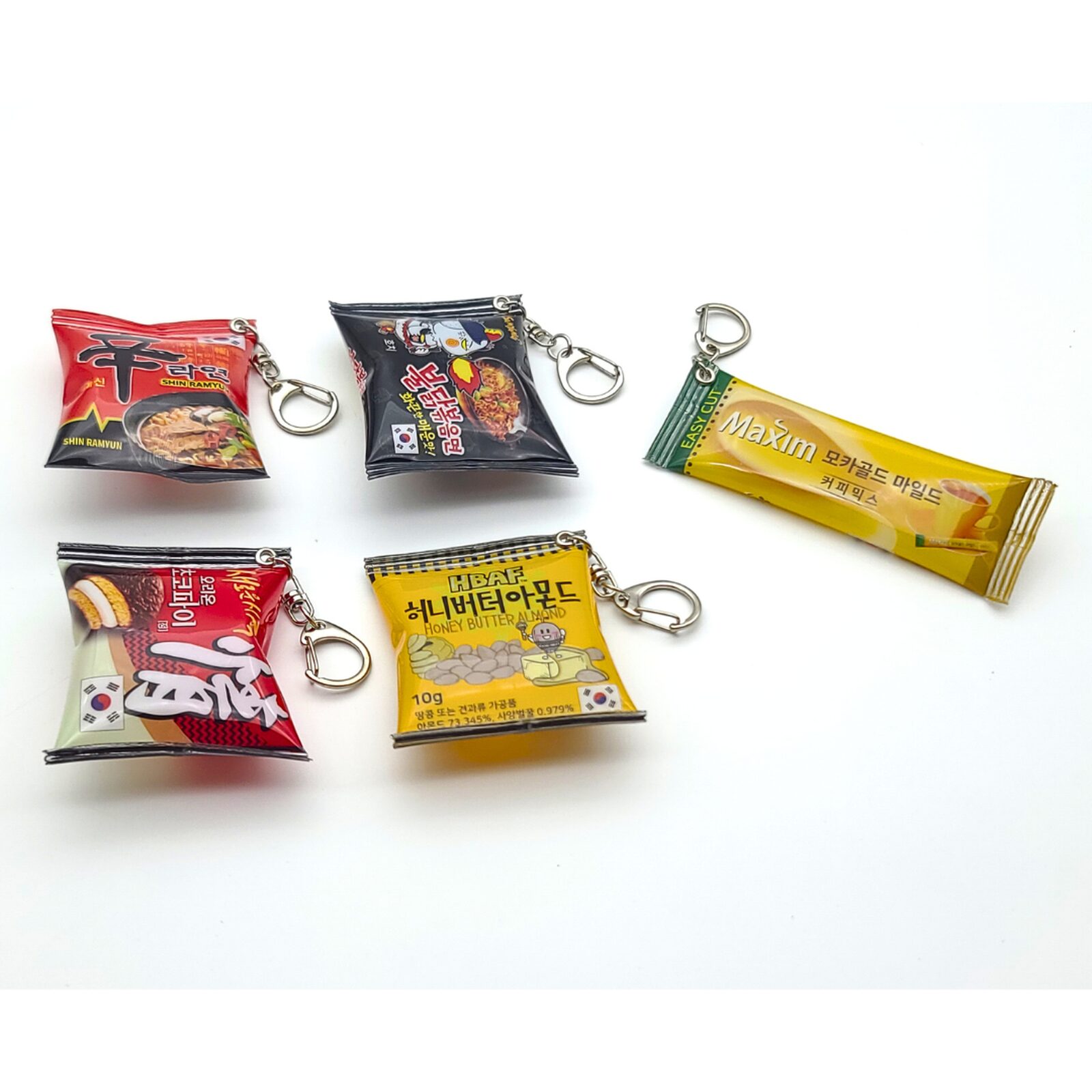Korean Ramen, coffee Key ring, Korean souvenir, Foreigner gift - EmpressKorea