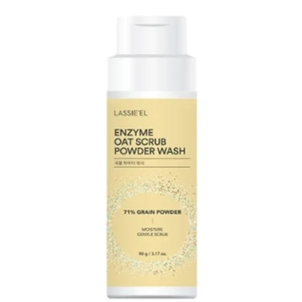 LASSIE'EL Enzyme Oat Scrub Powder Wash 90g - EmpressKorea