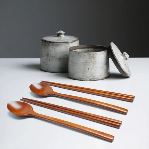 LEESHIN Ottchil spoon 2 person set made in Korea - EmpressKorea