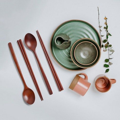 LEESHIN Ottchil spoon 2 person set made in Korea - EmpressKorea