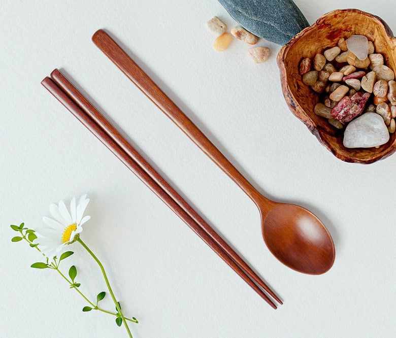 LEESHIN Ottchil spoon 2 person set made in Korea - EmpressKorea