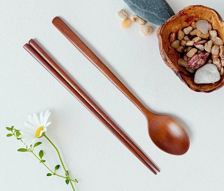 LEESHIN Ottchil spoon 2 person set made in Korea - EmpressKorea