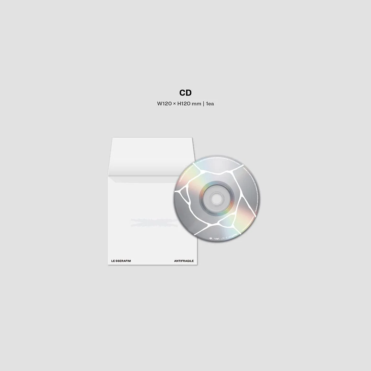 LE SSERAFIM - 2nd Mini Album: ANTIFRAGILE (Compact Ver.) - EmpressKorea