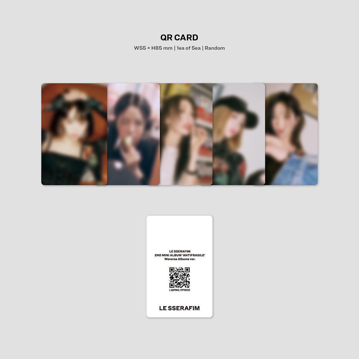 LE SSERAFIM - 2nd Mini Album: ANTIFRAGILE (Weverse Albums Ver.) - EmpressKorea