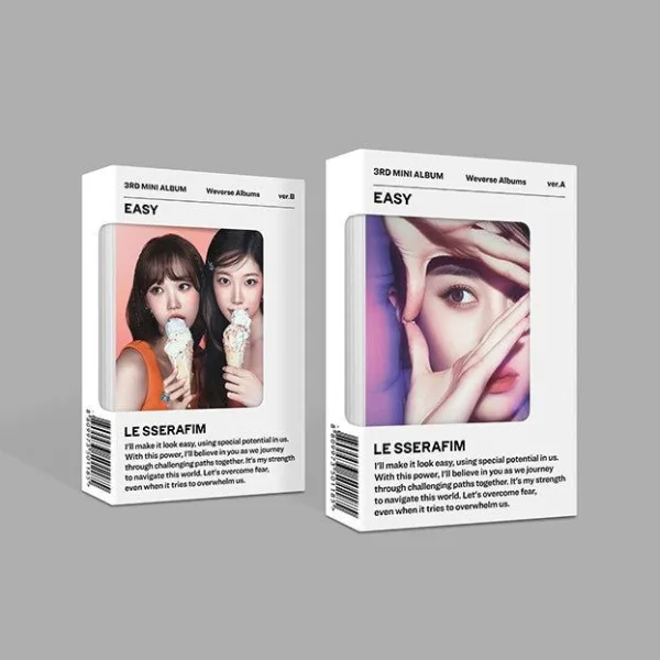 LE SSERAFIM - 3rd Mini Album [EASY] [Weverse Album VER] - EmpressKorea