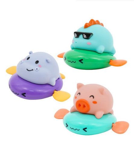 LITTLE CLOUD Infant Bath Play Toy Set Of 3 Baby Animals - EmpressKorea