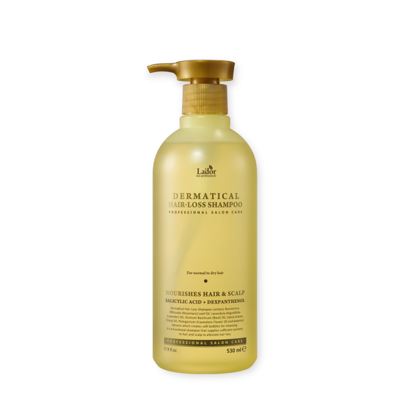 La'dor Dermatical Hair Loss Shampoo (For normal to dry hair) 530ml - EmpressKorea