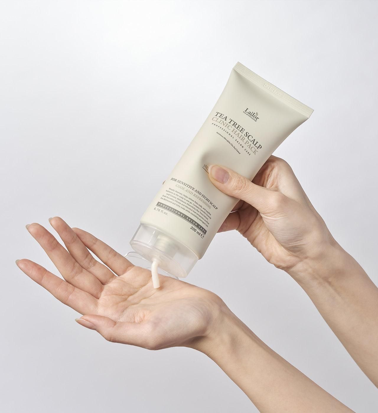 La'dor Tea Tree Scalp Clinic Hair Pack 200ml - EmpressKorea