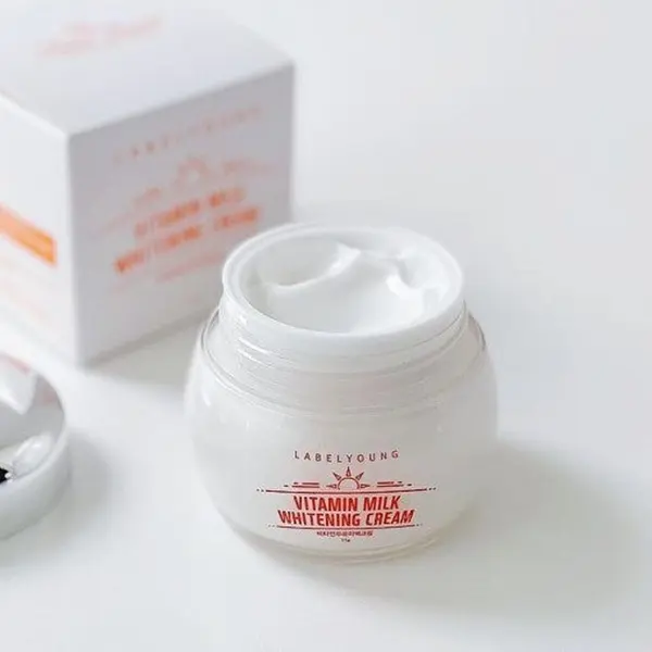 Label Young Shocking Vitamin Milk Whitening Cream 55g - EmpressKorea