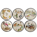 Laveque Korean Traditional Character Coaster Costa Set Traditional Souvenir - EmpressKorea