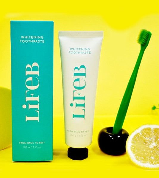 LiFeB Whitening Toothpaste Vivid Whitening Bad Breath 100g - EmpressKorea