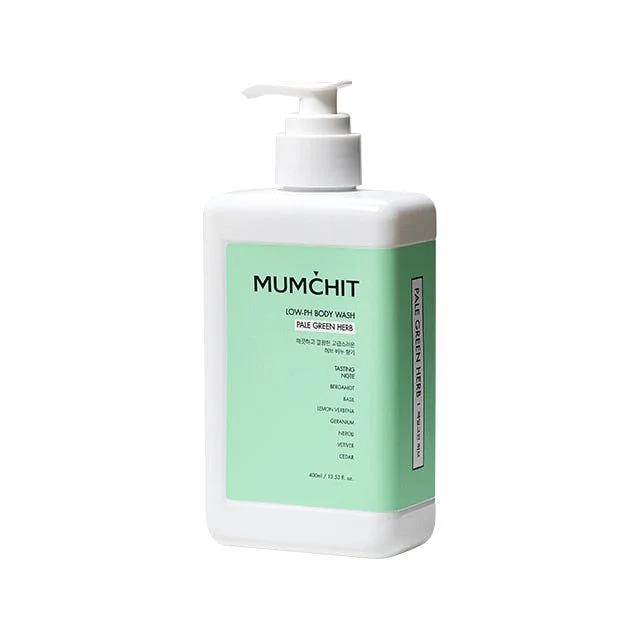 MUMCHIT Low-pH Body Wash Pale Green Herb 400ml - EmpressKorea