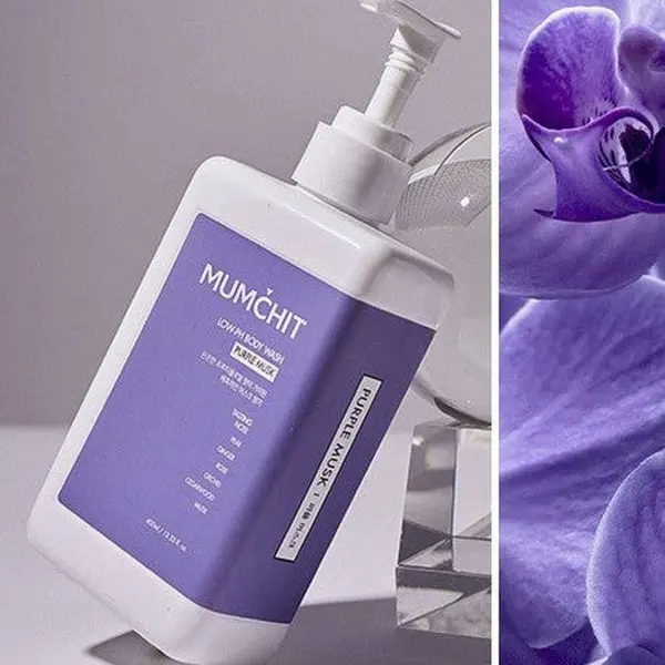 MUMCHIT Low-pH Body Wash Purple Musk 400ml - EmpressKorea