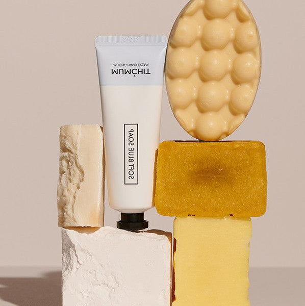 MUMCHIT Melting Hand Cream Soft Blue Soap 50ml - EmpressKorea