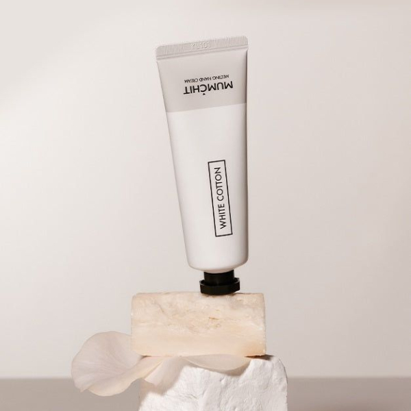 MUMCHIT Melting Hand Cream White Cotton 50ml - EmpressKorea