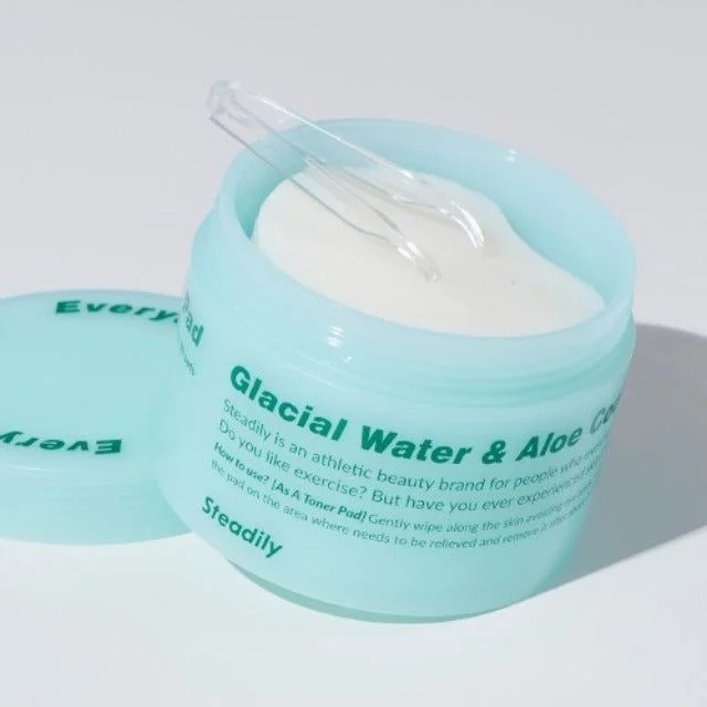 MUMCHIT Steadley Glacier Water Aloe Heat Pore Pads 80 sheets 160g - EmpressKorea
