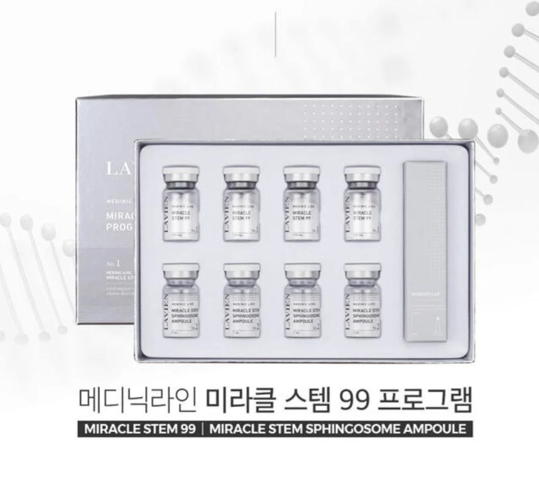 LAVIEN Medinic Line Miracle Stem 99 Program / Stem Cell Ampoule 99.6% (996,000PPM) 4-Week Program / Medinic Line Miracle Stem99 System - EmpressKorea
