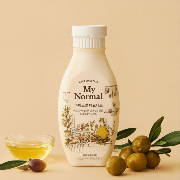 My Normal Extra Virgin Olive Oil Mayonnaise with allulose, 260g - EmpressKorea