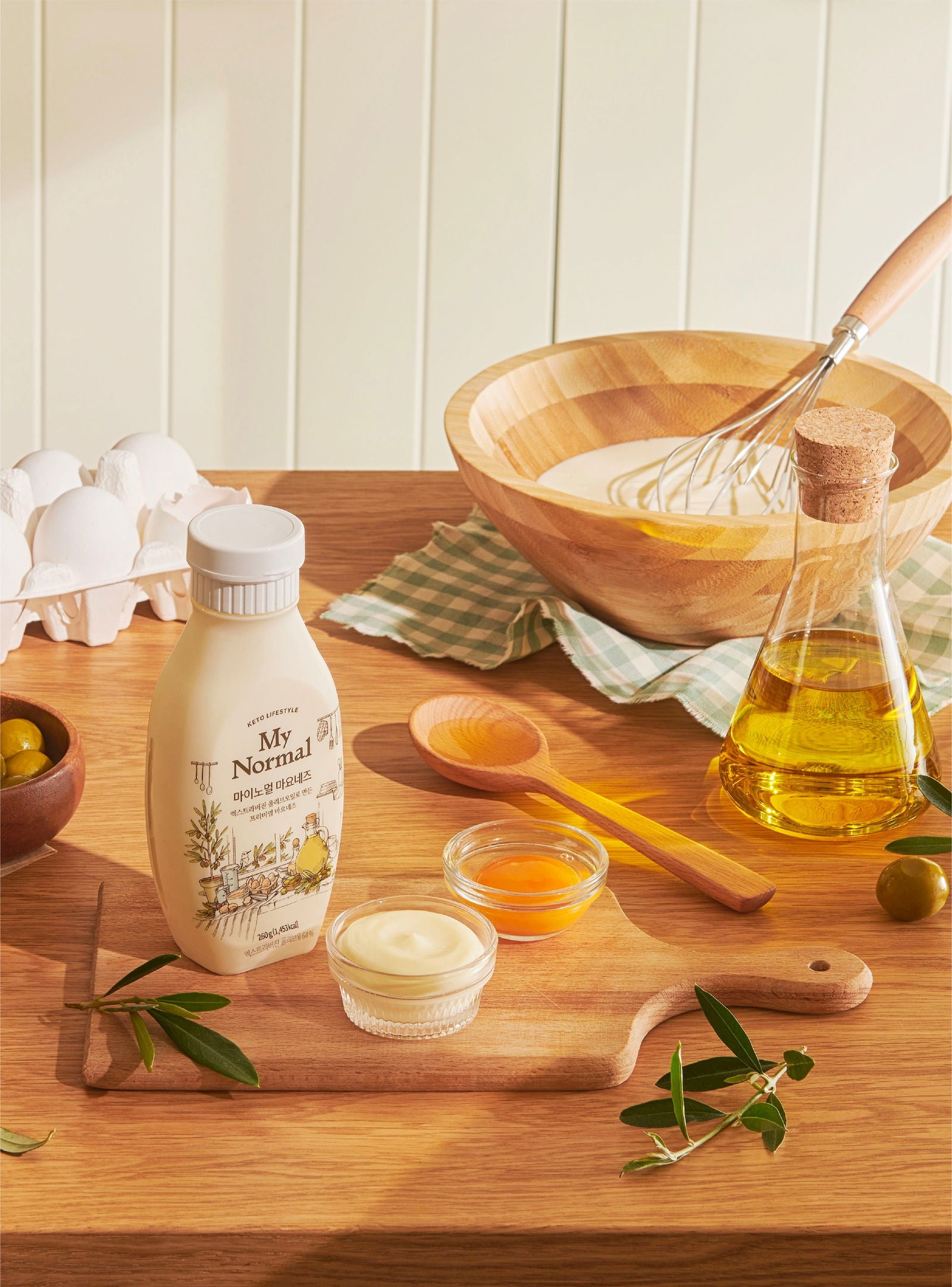 My Normal Extra Virgin Olive Oil Mayonnaise with allulose, 260g - EmpressKorea