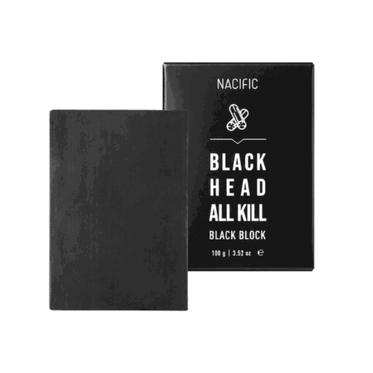NACIFIC - Black Head All Kill Black Block 100g*2ea - EmpressKorea