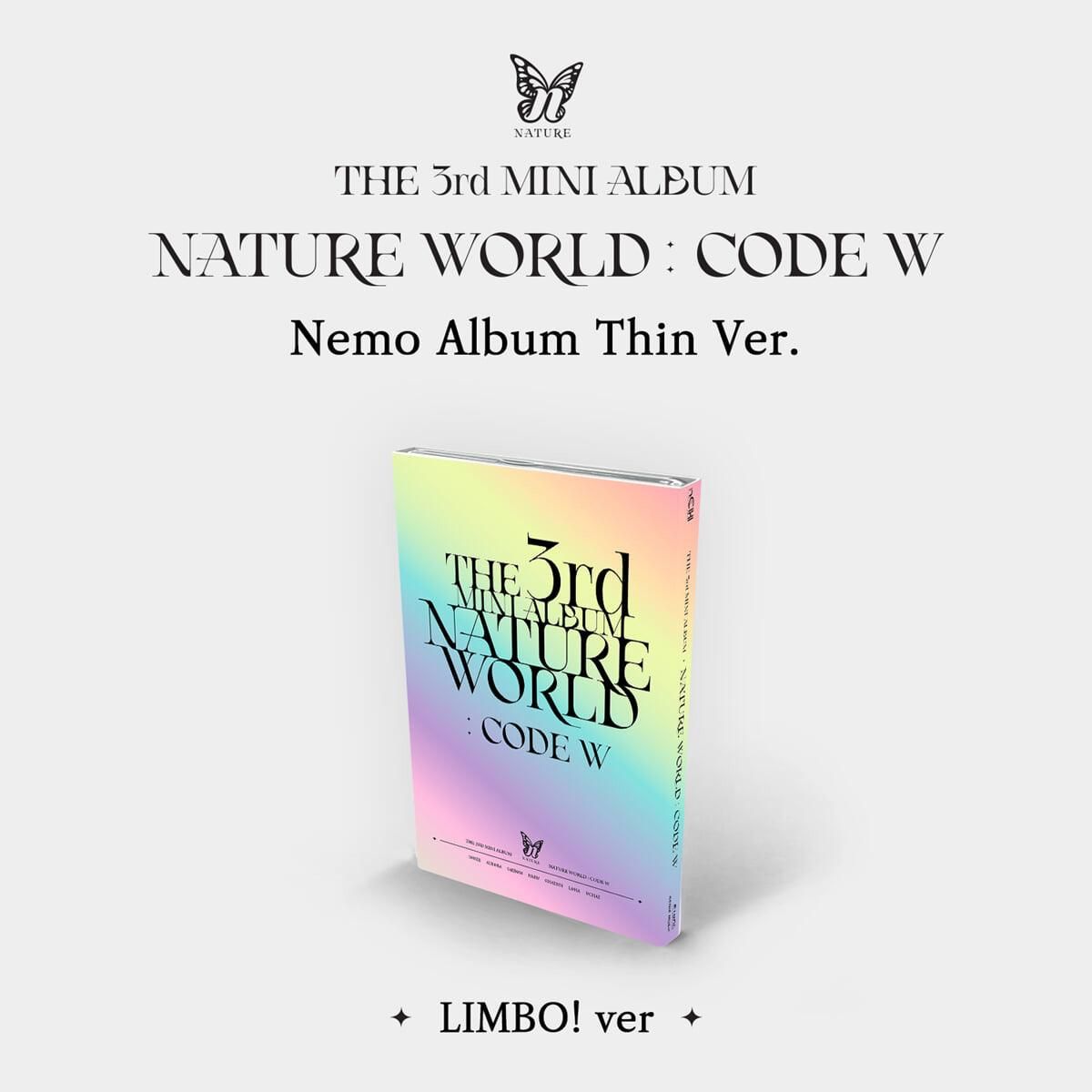 NATURE - 3rd Mini Album: NATURE WORLD CODE W (Nemo Album Thin Ver.) - EmpressKorea