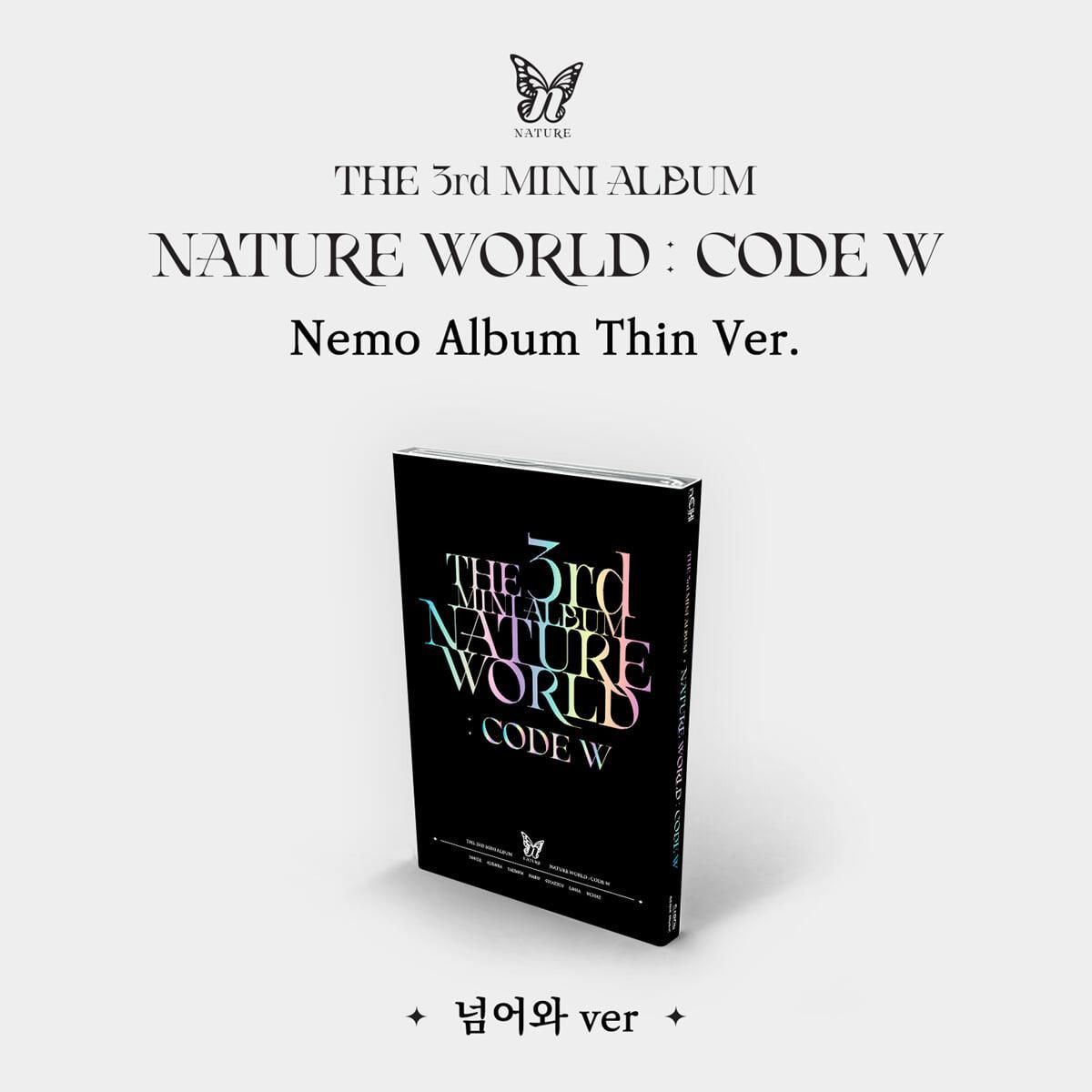 NATURE - 3rd Mini Album: NATURE WORLD CODE W (Nemo Album Thin Ver.) - EmpressKorea