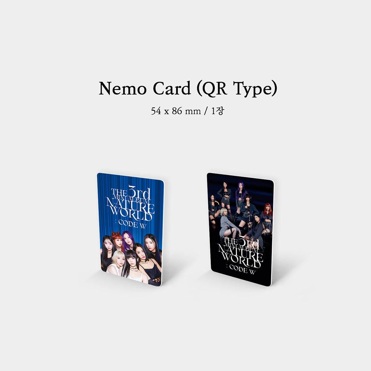 NATURE - 3rd Mini Album: NATURE WORLD CODE W (Nemo Album Thin Ver.) - EmpressKorea