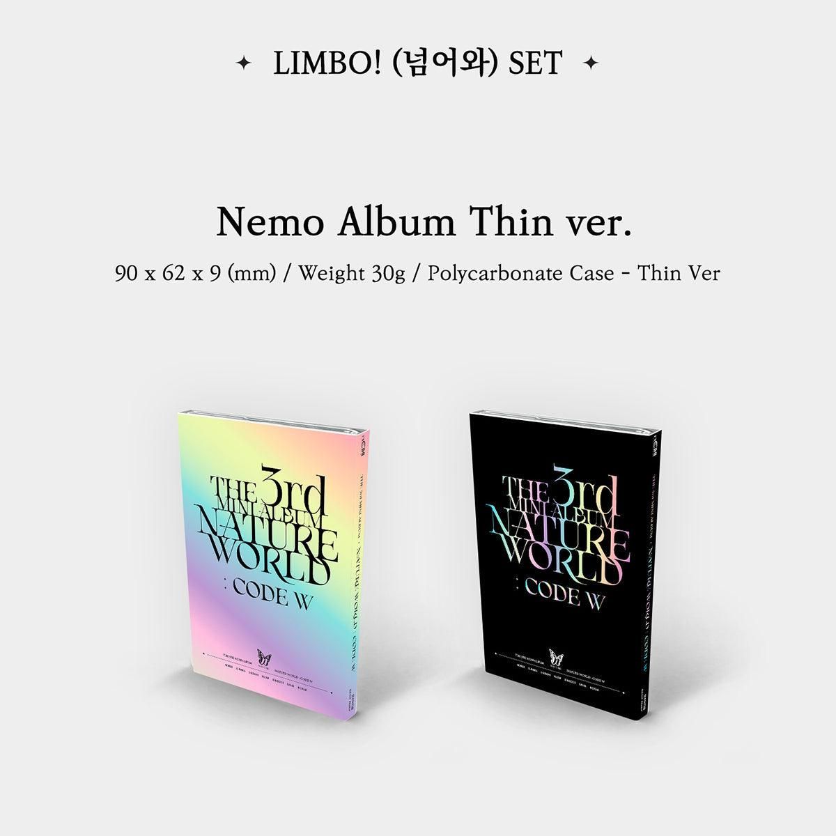 NATURE - 3rd Mini Album: NATURE WORLD CODE W (Nemo Album Thin Ver.) - EmpressKorea
