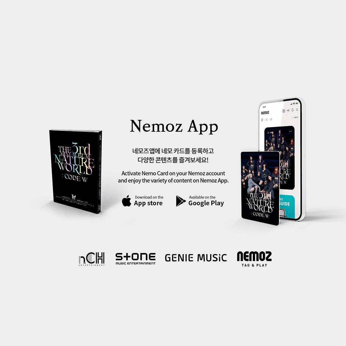 NATURE - 3rd Mini Album: NATURE WORLD CODE W (Nemo Album Thin Ver.) - EmpressKorea