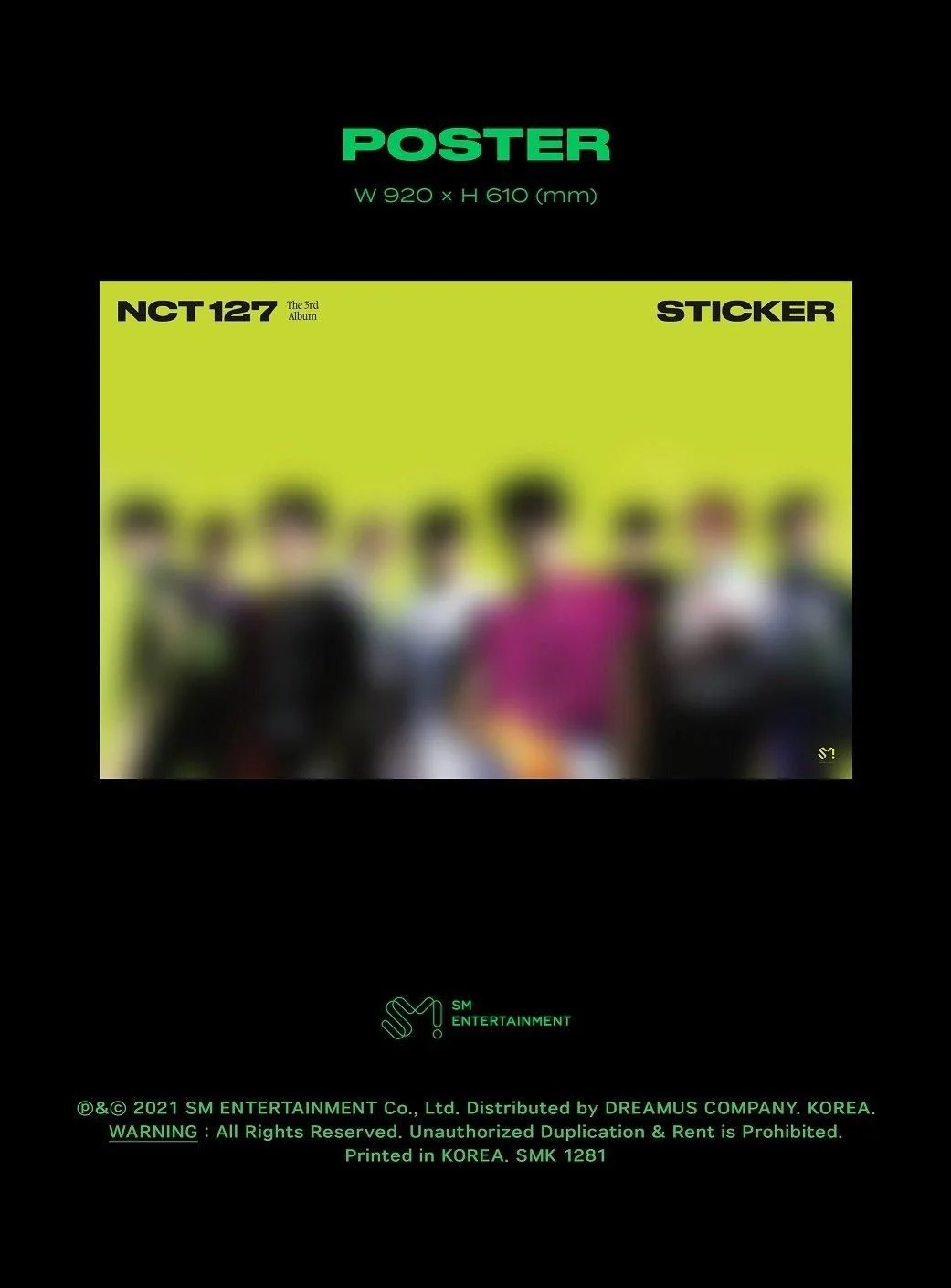 NCT 127 - 3rd Album: STICKER (Sticky Ver.) - EmpressKorea